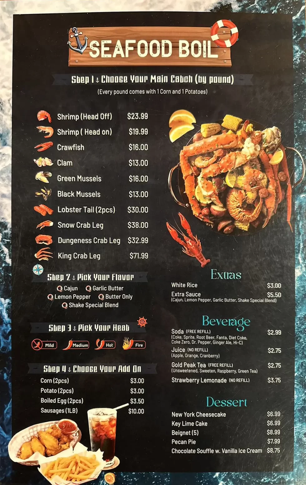 Crab King Cajun Boil & Bar Cajun Restaurant Online Order WA